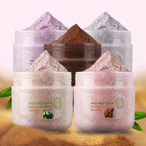 Privat etikett Exfoliating Moisturizing Fruit Body Scrub