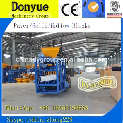 German construction equipment manual interlocking brick making machine for concrete brick plant