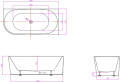DIMITRI CORNER BATH TUB