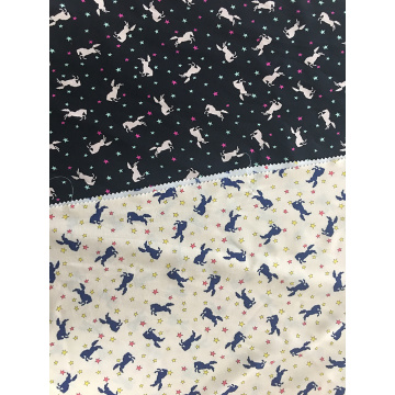 Animal Rayon Poplin 45s Printing Broad Width Fabric