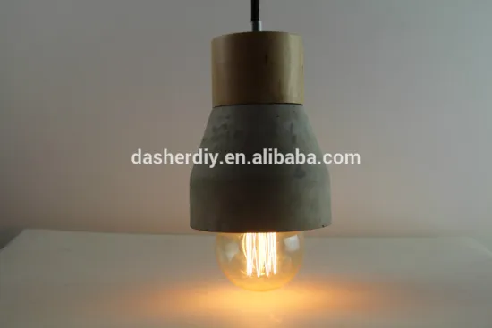 European classic concrete chandelier lamp