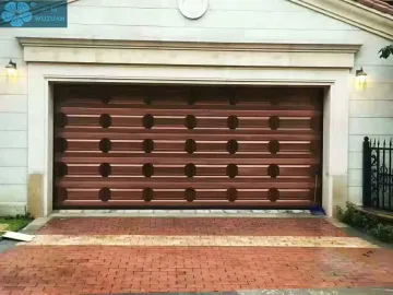 Panel de acero de aleación de aluminio automático puerta de garaje para garaje