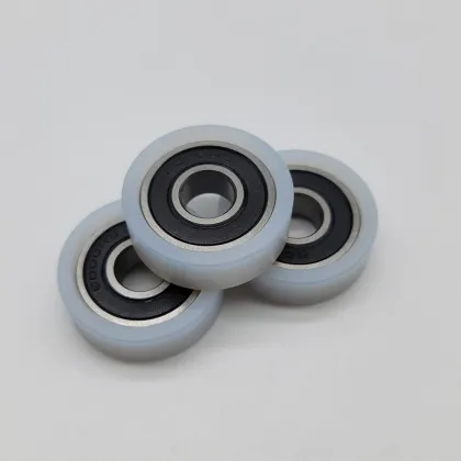 Customized Casting Polyurethane Rubber Rollers with Bearing