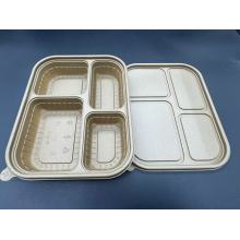 Natural Rice Husk Panel Fully degradable rice husk lunch box Factory