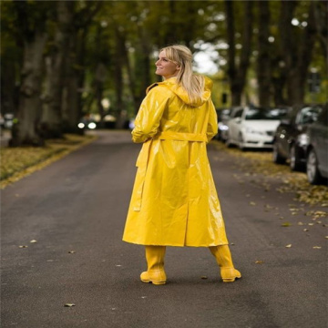 Fashion Polyurethane waterproof adult rainwear