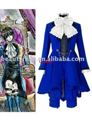Black Butler Ciel Phantomhive Blue black butler cosplay costume