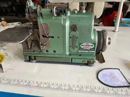 Popular American Brand Merrow MG-3D 3 Thread Shoulder Badge Machine