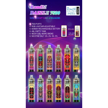 Wholesale Original 7500 Puffs Randm Dazzle 7500