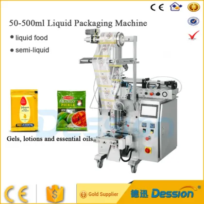 Pouch emulsion and essential oil packing machine