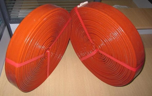 Caucho de silicona recubierto de fibra de vidrio fuego manga