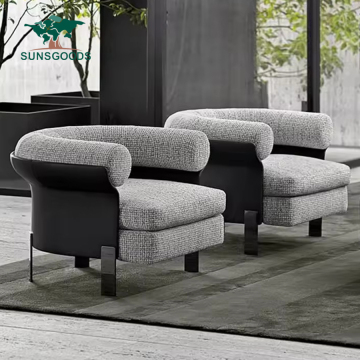 Mid Century Modern Velvet Armchair Sofas for Living Room