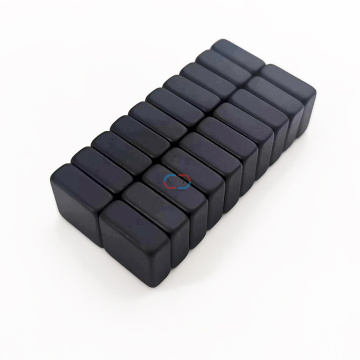 Block 10x10x4 mm Black Epoxy Magnet