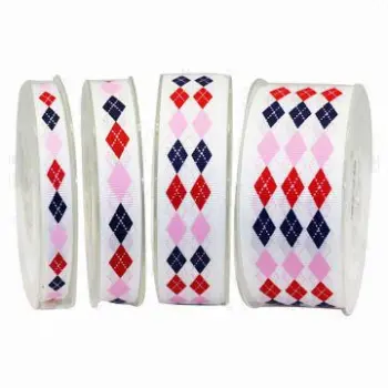 Mixed Colors Prism Grid Ribbon, High Quality, Environment-friendly, Up to 4 Level, More Designs