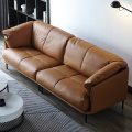 Nordic Modern Minimalis Living Room Leather Sofa