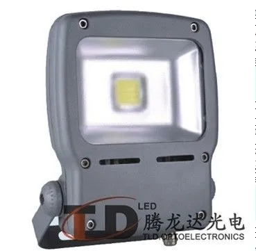 Black / Grey Commercial Led Flood Lights , 3000k - 3500k Led Flood Lamps