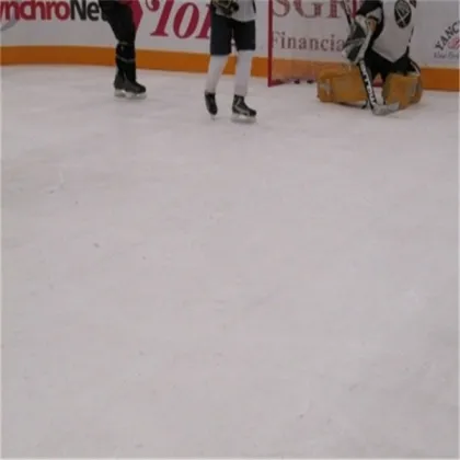 christmas ice skating rink decoration/inflatable ice skating rink