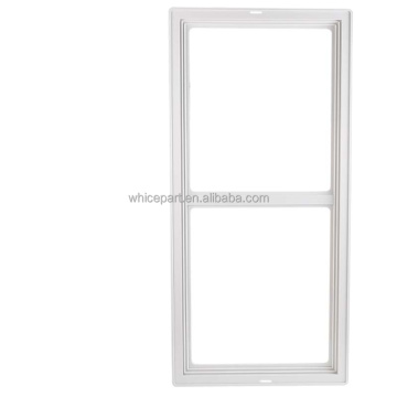 Latest Style: Affordable Double Plastic Chest Freezer with Arc Buccal Door and Arcuate Profile Frame