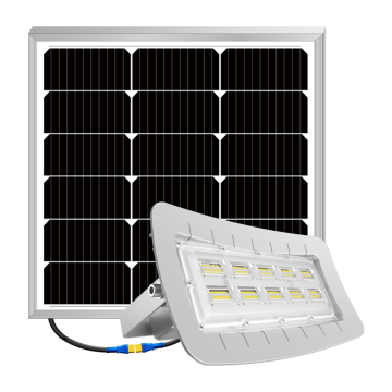 Efficient 300W Solar Powered Floodlight for Outdoor Use