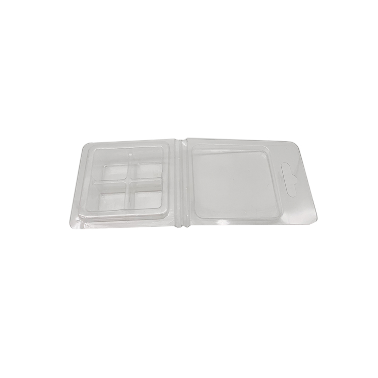 Double wax melt clamshell plastic blister package