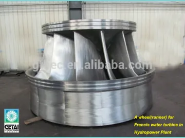 Francis hydropower Turbine Wheel(runner) for power plant modernization
