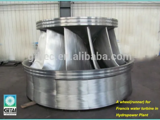 Francis hydropower Turbine Wheel(runner) for power plant modernization
