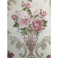 106cm Deep Embossed Flower Pvc Vinyl Waterproof Wallpaper