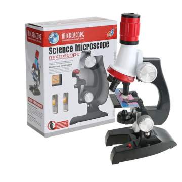 100x-1200x Home School Science Educational Toy: Microscope Biological Refined for Kids