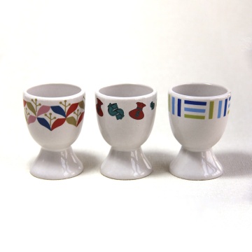 Custom Logo Wholesale Sublimation Ceramic Mini Egg Cup Wine Cup Shot Glass Mug
