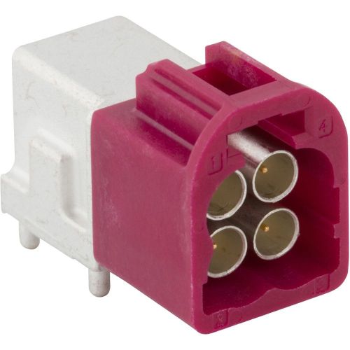 Right Angle Male Mini Fakra PCB Mount Connector