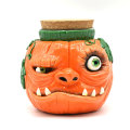 Big Pumpkin Glass Storage Jar