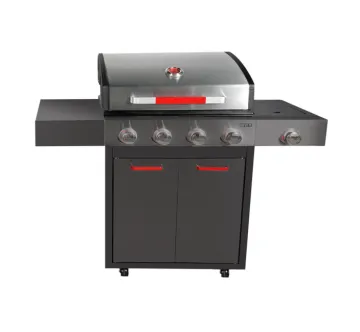 Premium outdoor stainless steel gas barbeque grills propane four burner bbq stove