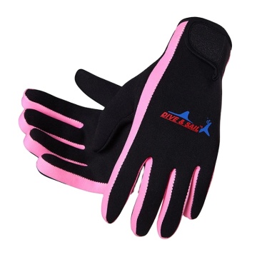 Custom 1.5mm Neoprene Diving Gloves Five Finger Wetsuit for Snorkeling Surfing