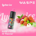 Waspe 8000 Puffs descartáveis ​​vape atacado Dinamarca