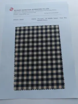 Two-tone NP Middle Square Four Way Spandex Fabric