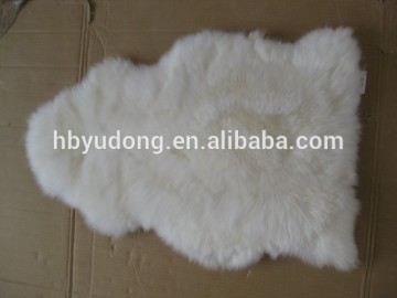 Patched sheepskin rugs / sheepskin cushions with patched