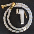 Brass Bidet Shower White Unique Shape Shattaf