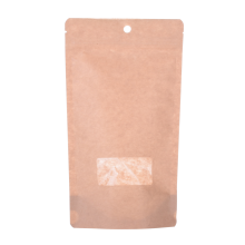 Kraft Bags Stand Up Pouch with Zipper