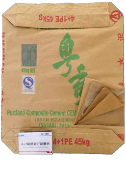 4+1 Plastic Liner Kraft Paper Cement Bag