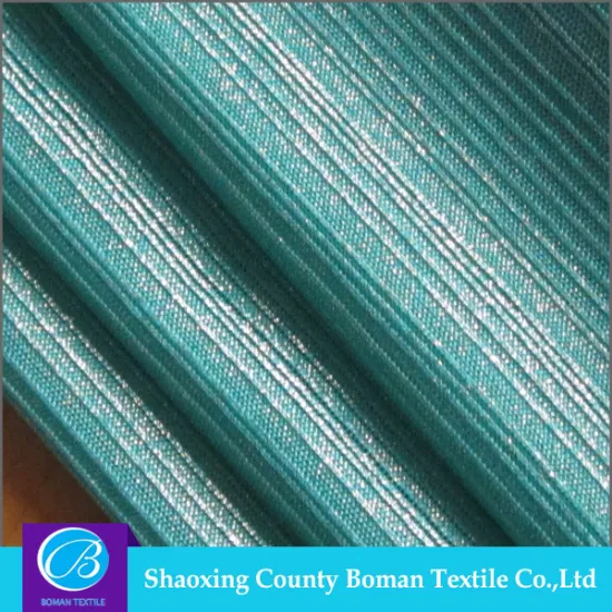 Fabrics supplier 2016 new style foil polyester fabric price per meter