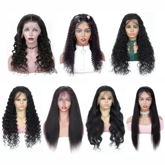 Hot Sell Cuticle Aligned Brazilian 100% Human Swiss HD Transparent brown Lace Front Glueless Virgin Hair Wigs for Black Women