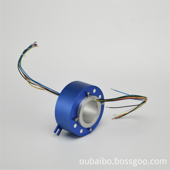 thumbnail interactive-video image 1 of 2-Wire 30A Electrical Slip Ring - 22mm Rotary Connector For PTZ Cameras & Motors 1 of 12