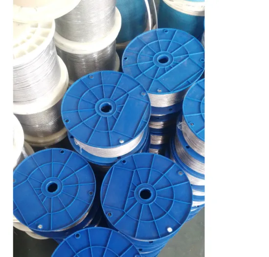 1X19 stainless steel wire rope 8mm 316