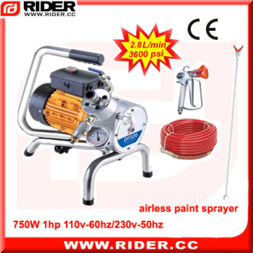 CE Approved 1HP, 250bar Airless High Pressure Paint Sprayer