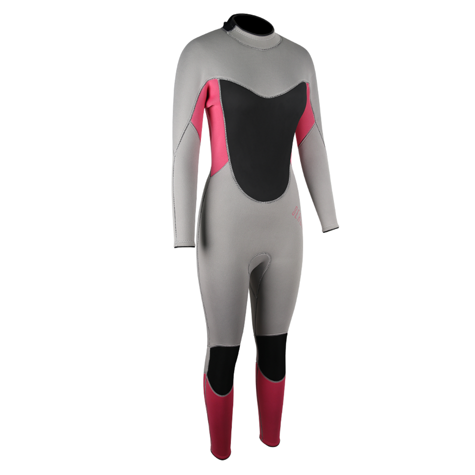 Seaskin लेडी Neoprene बैक ज़िप फुल सूट wetsuit