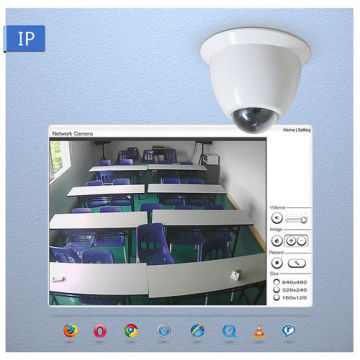 Dome Indoor Ip Camera 1 Lux F2.0 Wireless With Micro-sd