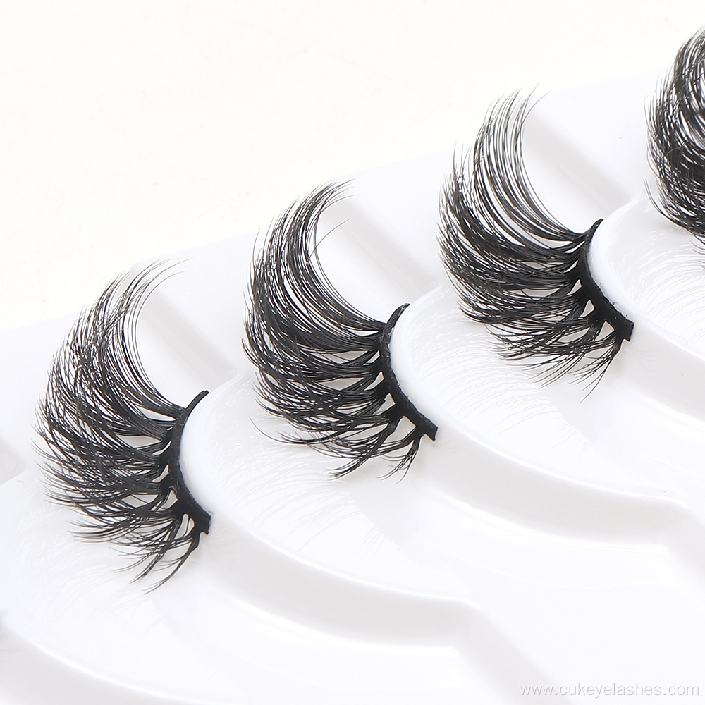10 pairs half set lashes natural half eyelashes