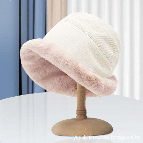 Autumn & Winter Solid Color Bucket Hats - Warm & Windproof for Adults