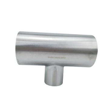 2x3.5 Food Grade Sanitary Stainless Steel SS316L SS304 SMS Welded Long Reducing Tee