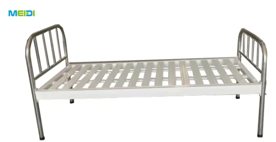 Stainless Steel Adjustable Single Function Hospital Bed