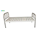 Stainless Steel Adjustable Single Function Hospital Bed